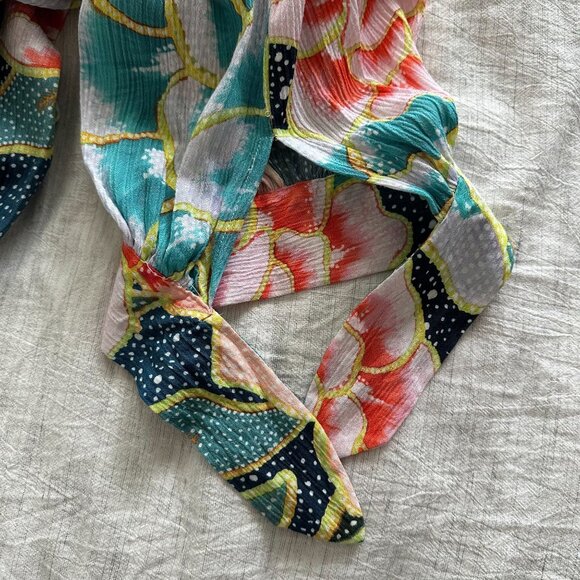 Mara Hoffman Wrap Back Jumpsuit in Arcadia Indigo - Picture 7 of 10